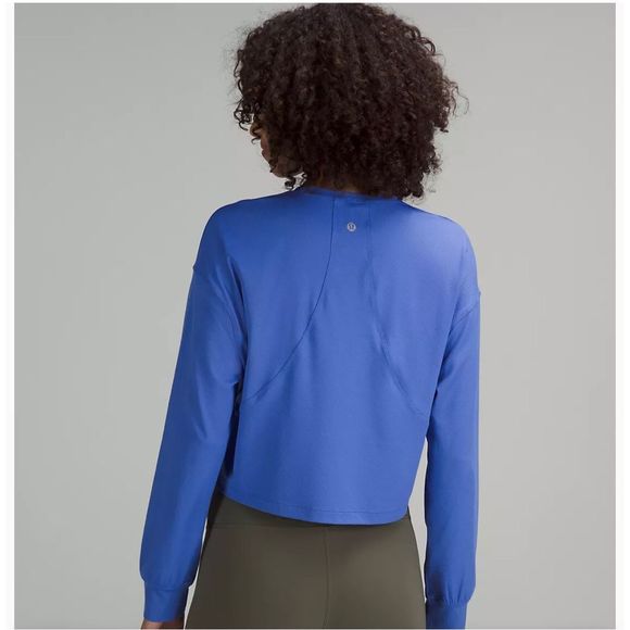 lululemon athletica Blue Long Sleeve Tee - Picture 2 of 6